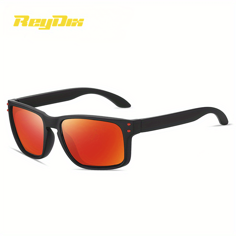 ReyDix Polarized TR90 Sports Sunglasses Square Frame