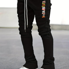 Comfy Flared Trousers Men's Casual Stretch Hip Hop Joggers