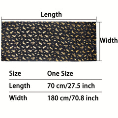 Lavender Hot Stamping Scarf Solid Shawl Classic Windproof Head Wrap
