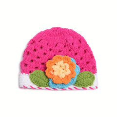 Handcraft Braided Beanie Hat With Pattern