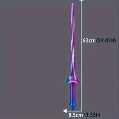 3D Printed Expandable Sword Handcrafted Artistic Toy for Stress Relief