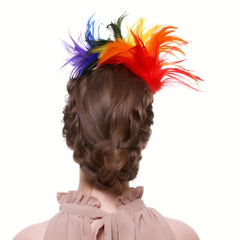 Faux Feather Headband Party Headdress Women's Hair Accessories