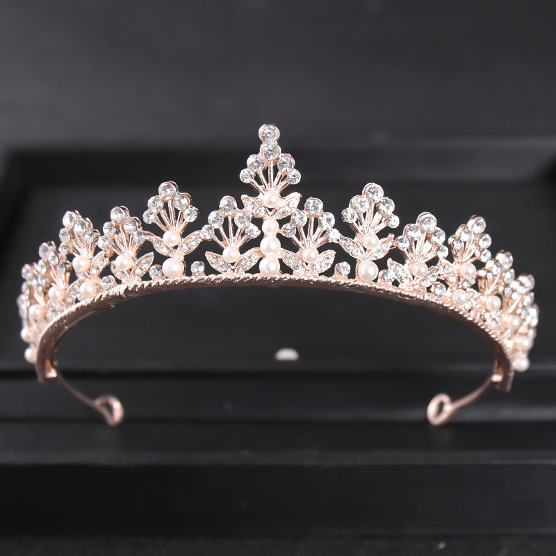Sparkling Crystal Crown Princess Tiaras Bride Wedding Hair Accessories