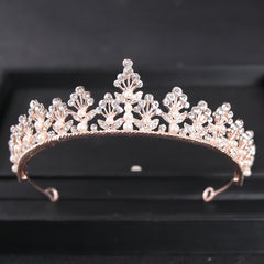 Sparkling Crystal Crown Princess Tiaras Bride Wedding Hair Accessories