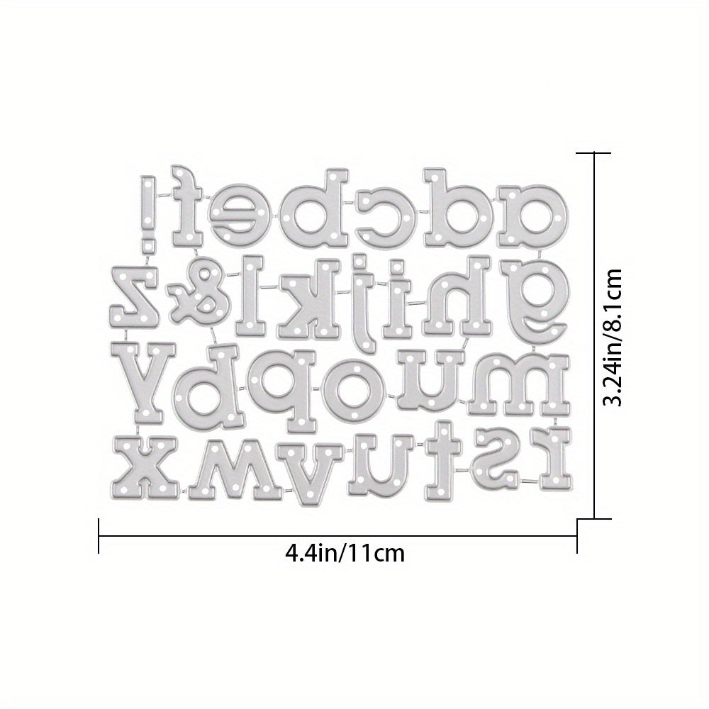 Alphabet Metal Cutting Dies Stencil Scrapbooking DIY Craft Embossing