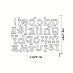 Alphabet Metal Cutting Dies Stencil Scrapbooking DIY Craft Embossing