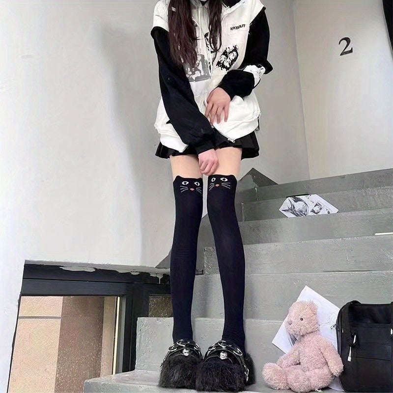 Cartoon Animal Thigh High Socks Women's Stockings