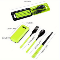 1pc Folding Tableware Set ABS Material Cutlery Set