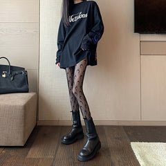 Women's Floral Fishnet Patterned Tights Sexy Stockings Party Club