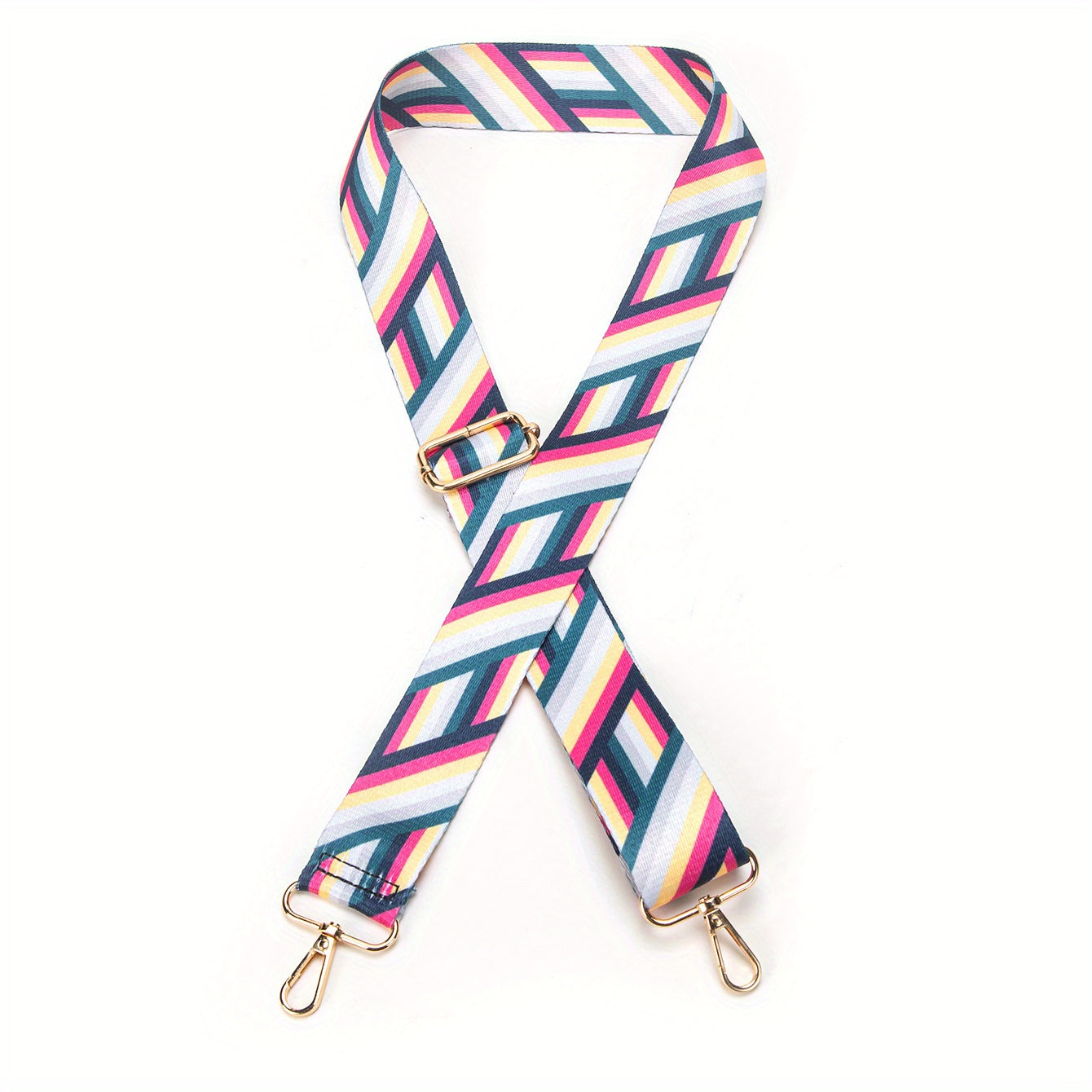Rainbow Colorful Shoulder Strap Ethnic Style Replacement Purse Belt