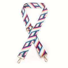 Rainbow Colorful Shoulder Strap Ethnic Style Replacement Purse Belt