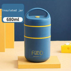 Stainless Steel Lunch Flask Vacuum Insulated Soup Cup Leak Proof