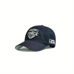 FORCE Embroidery Baseball Cap Solid Casual Dad Hats Cotton Lightweight Sunscreen