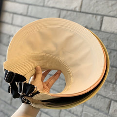 UV Protection Sun Visor Hat Wide Brim Lightweight Beach Hat