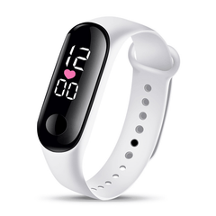 LED Kids Bracelet Watch Night Light Touch Screen Sports Electronic Watch