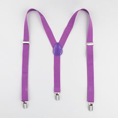 Adjustable 1" Wide Y Shape Suspenders for Men