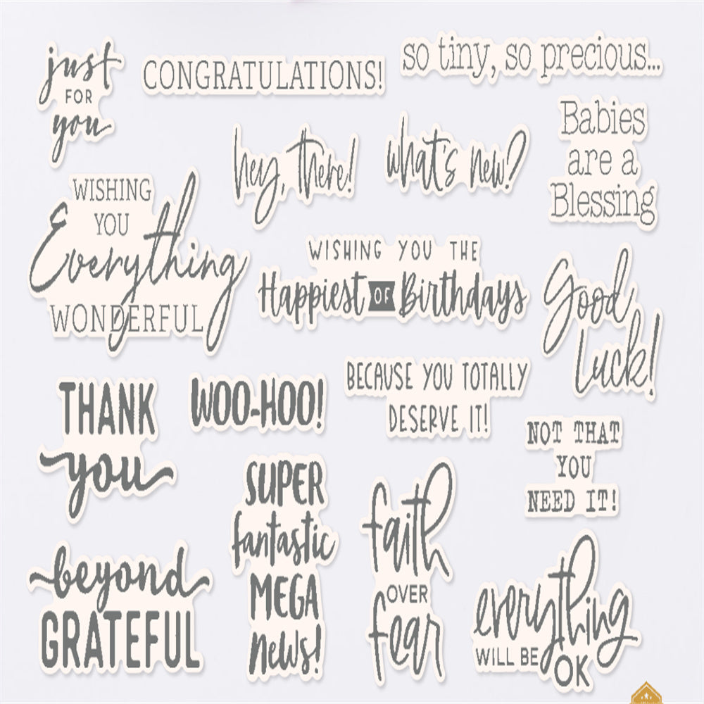 Bless Metal Cutting Dies And Stamps Set