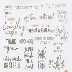 Bless Metal Cutting Dies And Stamps Set