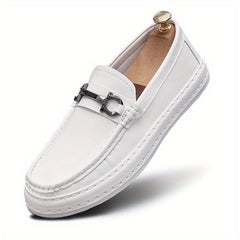Men's Bit Loafer Shoes Casual Comfy Slip On Flat Shoes