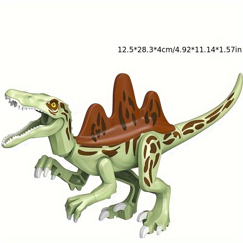 Dino Block Kit Brachiosaurus T-rex Velociraptor