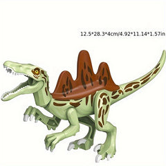 Dino Block Kit Brachiosaurus T-rex Velociraptor