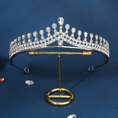 Rhinestone Headband Princess Crown Tiara Hair Accessories