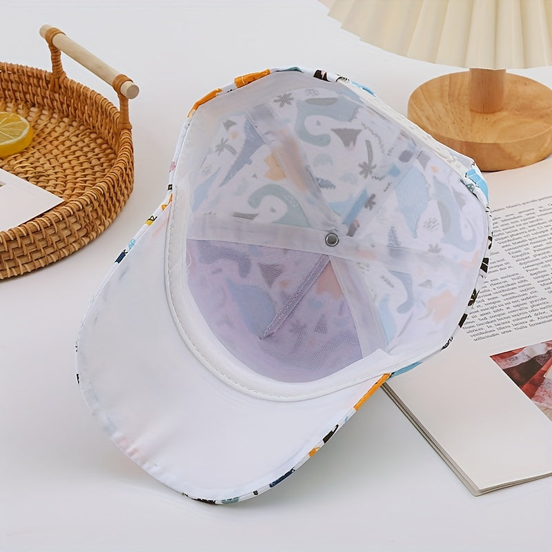 Kids Dino Sun Protection Baseball Cap