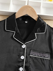 Boys Short Sleeve Pajamas Set
