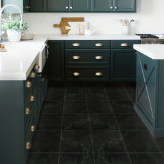 Waterproof Marble Peel and Stick Floor Tiles - Easy to Install