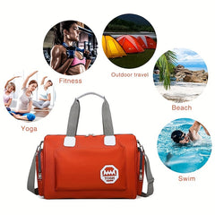 Multifunctional Wet & Dry Travel Bag Fitness Tote Bag