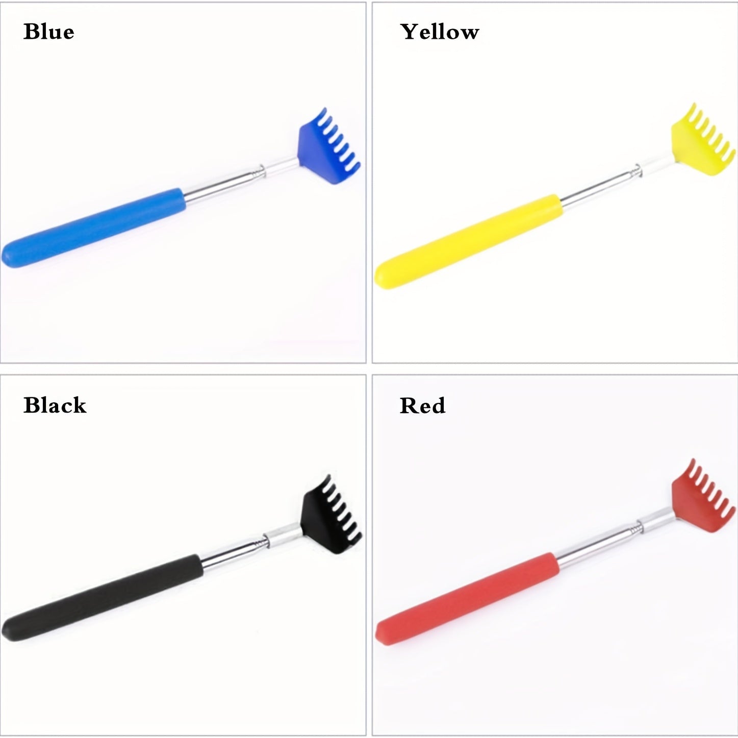 Retractable Metal Back Scratcher 27 Inches Long Portable Soothes Itching