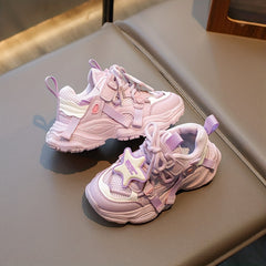 Girls Casual Breathable Sneakers Non-slip Outdoor Shoes
