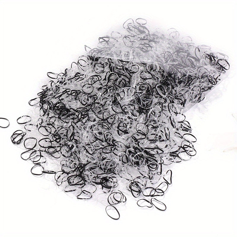 1000pcs Colorful Hair Ties Mini Elastic Bands Set Girls Gift