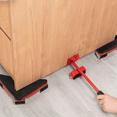 5pcs Furniture Lifter Wheel Mover Slider Kit 299 37 KG Home Moving System