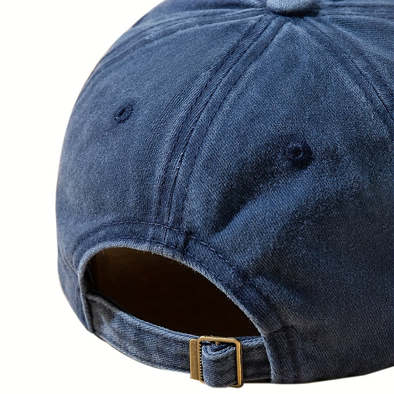 Simply Blessed Embroidery Baseball Cap Unisex Washed Distressed Solid Dad Hats