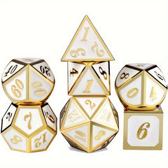 7pcs Slanted Digital Dice For Outdoor Desktop Entertainment