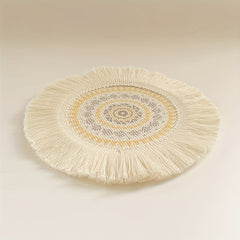 Boho Style Placemat Heat Insulation Dining Kitchen Anti Scald Mat