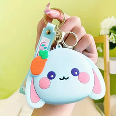 Silicone Rabbit Coin Purse Wallet Storage Bag for Girls