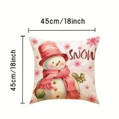 Christmas Throw Pillow Cover for Home Decor - No Insert