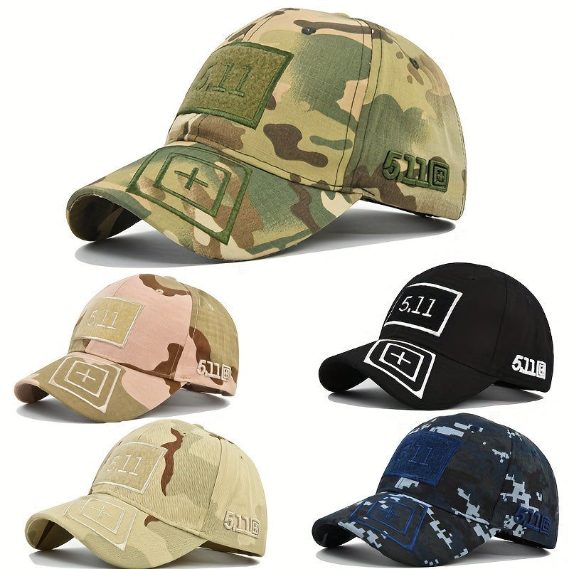 Camouflage Outdoor Cap Embroidered Adjustable Baseball Cap