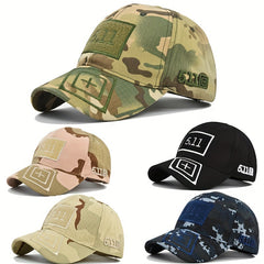 Camouflage Outdoor Cap Embroidered Adjustable Baseball Cap