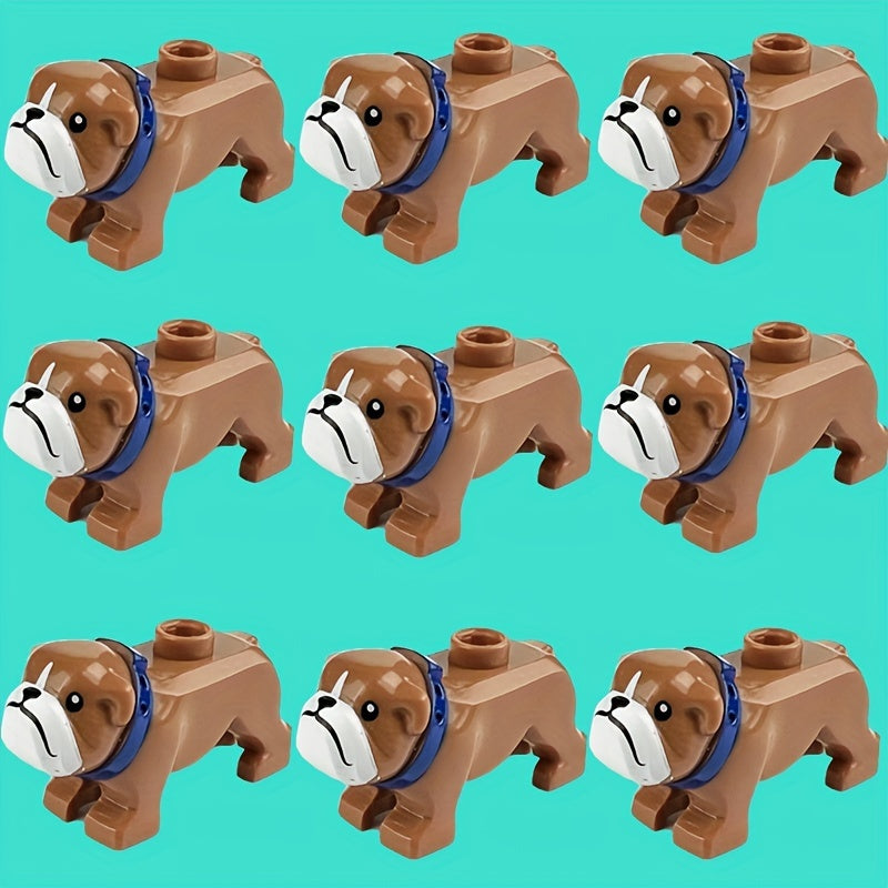 Mini French Bulldog Building Block Set - 9pcs