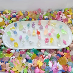 29pcs Resin Dolls Game Animal Figures Duck and Rabbit for Garden Landscaping