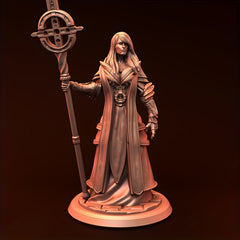 Holy Priest Miniature for Tabletop RPGs
