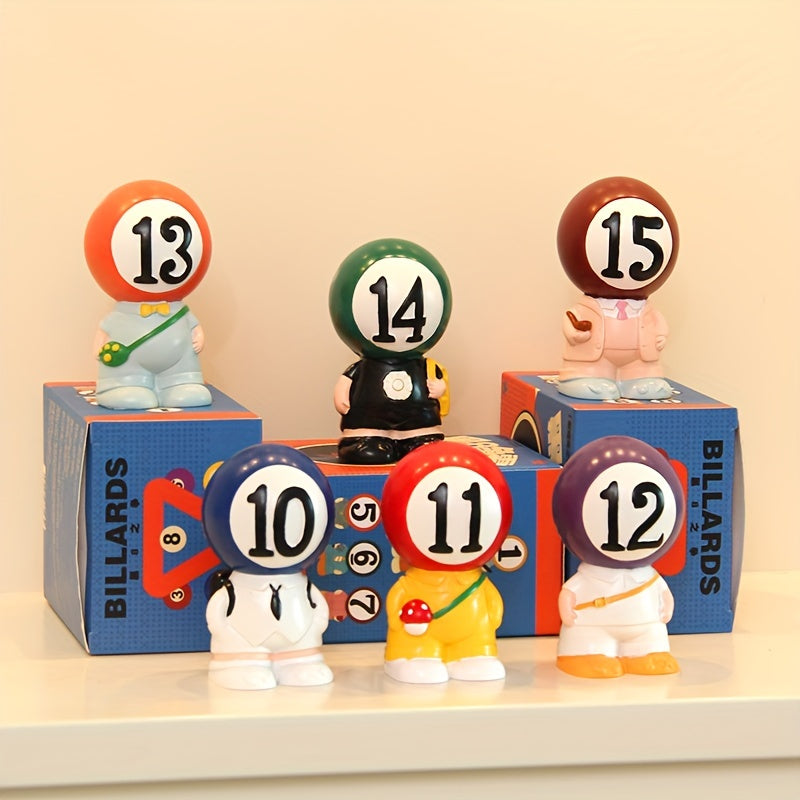 Small Billiard Figurine Billiard Decoration Ornament Home Decor