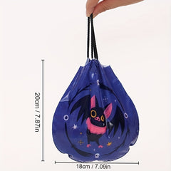 50 Pcs Halloween Drawstring Bag Pumpkin Candy Bag Snack Biscuit Gift Bag