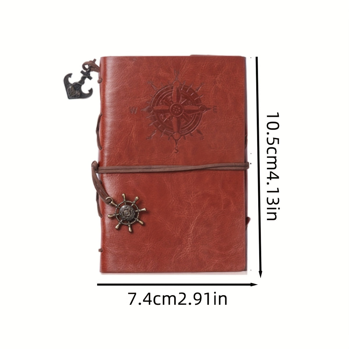 Mini Leather Cover Waterproof Retro Notebook Travel Diary