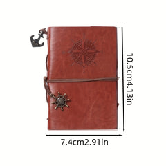 Mini Leather Cover Waterproof Retro Notebook Travel Diary