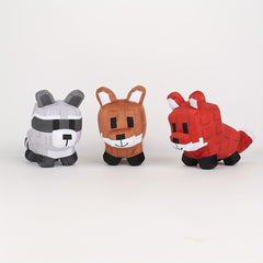Garden Plush Toy Fox Raccoon Stuffed Animals Birthday Christmas