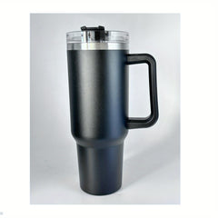 Vacuum Insulated Travel Mug 40oz Stainless Steel Coffee Cup with Straw